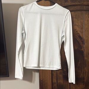 Classic White Long Sleeve Top